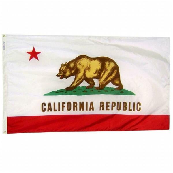 Ss Collectibles 3 ft. x 5 ft. Nyl-Glo California Flag SS3318850